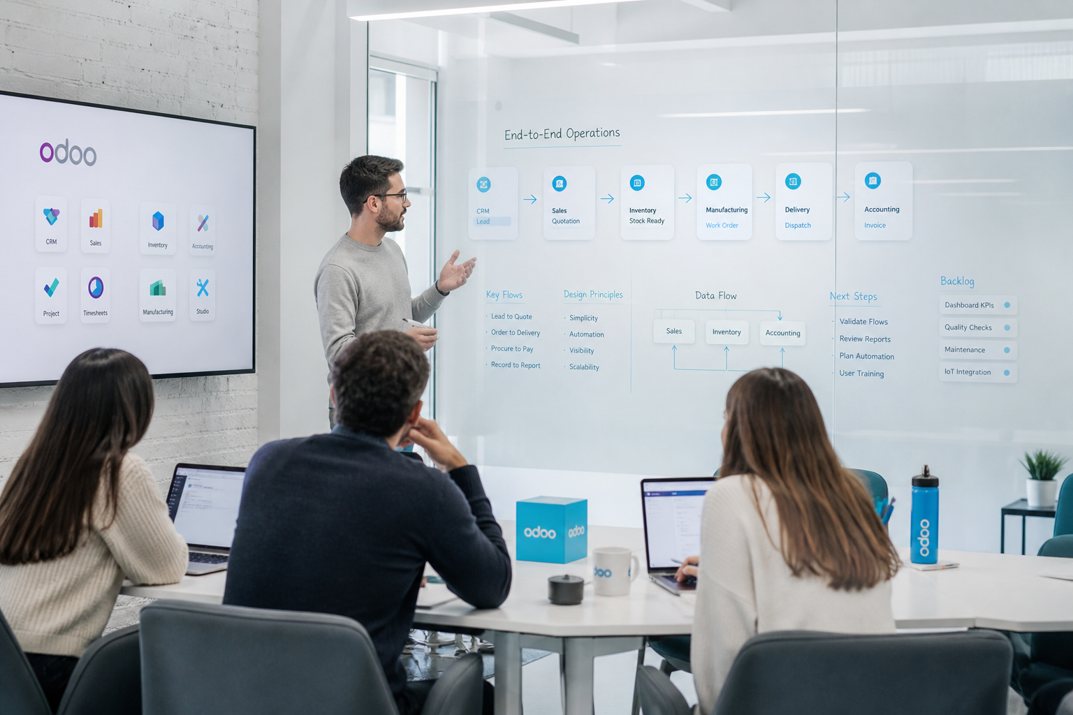 Odoo consulting workshop mapping delivery priorities