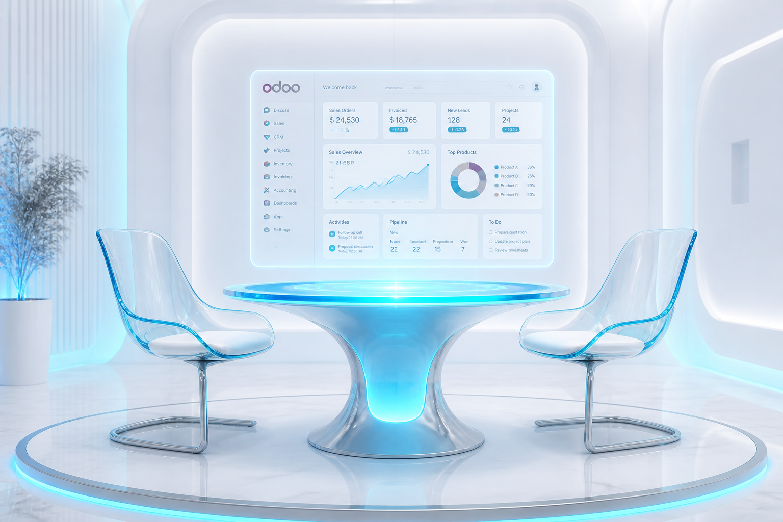 Training consultation table for Odoo enablement