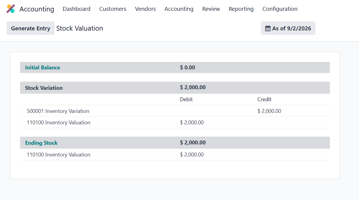 Purchases Module